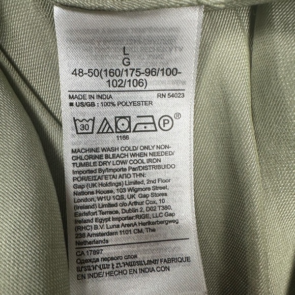 Banana Republic Olive Green Dillon Long Sleeve Button-Up Shirt – Size L - Picture 14 of 15